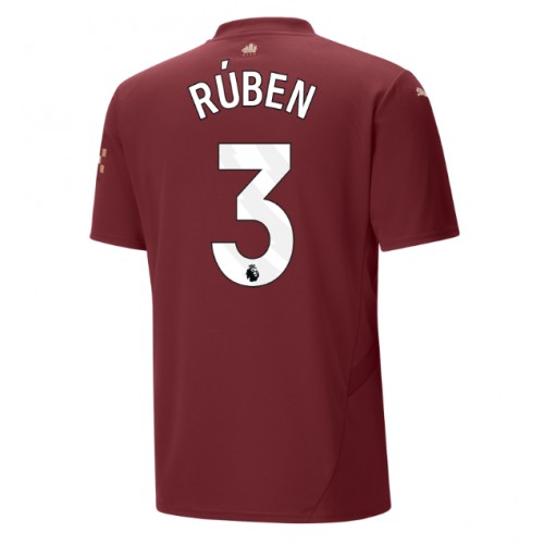 Manchester City Ruben Dias #3 Rezervni Dres 2024-25 Kratak Rukav